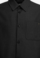 Valentino VLogo Wool Blend Overshirt Gray 9V3CIO01AWAZ2G_482bb216-2d75-44c1-a010-2df9ff8a889c