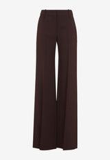 Wide-Leg Wool Pants
