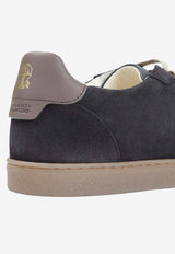 Suede Low-Top Sneakers