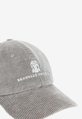 Corduroy Logo Baseball Cap