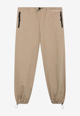 Miu Miu Elasticated Waist Straight-Leg Pants Beige MP2044OOO19LW/T_MIU-F0065