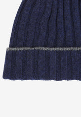 Ribbed Cashmere Beanie