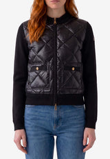 Moncler Tricot Longue Zip Cardigan Black L20939B00004-M1113-999