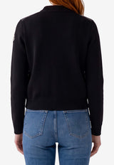 Moncler Tricot Longue Zip Cardigan Black L20939B00004-M1113-999