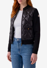 Moncler Tricot Longue Zip Cardigan Black L20939B00004-M1113-999