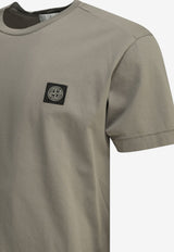Stone Island Logo Patch T-shirt Gray L2S152100027S0013V0060_9b9e3bdf-df6d-4716-a196-d7bd45f5ff9f