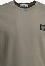 Stone Island Logo Patch T-shirt Gray L2S152100027S0013V0060_9b9e3bdf-df6d-4716-a196-d7bd45f5ff9f
