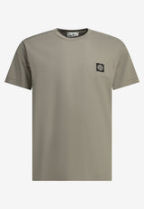 Stone Island Logo Patch T-shirt Gray L2S152100027S0013V0060_9b9e3bdf-df6d-4716-a196-d7bd45f5ff9f