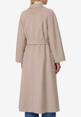Max Mara Ludmilla Belted Cashmere Coat Sand 2621016051600-10883-032