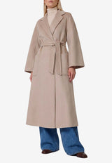 Max Mara Ludmilla Belted Cashmere Coat Sand 2621016051600-10883-032