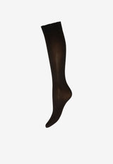 Wolford Velvet De Luxe 50 Knee-Highs Black 30923_7005