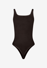 Wolford Jamaika Sleeveless Bodysuit Dark Brown 75086_4870
