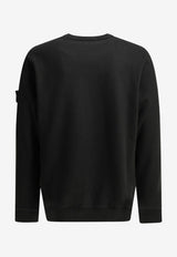 Stone Island Logo Patch Crewneck Sweatshirt Black L2S156100049S0A20V0029_58794450-1f2f-4c83-91fa-7c34c15bf605