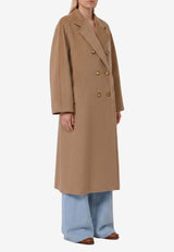 Max Mara Madame Double-Breasted Wool and Cashmere Coat Camel 2621018010600-10806-001