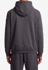 Moncler Reversible Zip-Up Hooded Sweatshirt Gray L20918G00016-89B2V-997