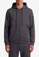 Moncler Reversible Zip-Up Hooded Sweatshirt Gray L20918G00016-89B2V-997