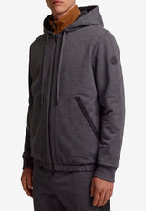 Moncler Reversible Zip-Up Hooded Sweatshirt Gray L20918G00016-89B2V-997