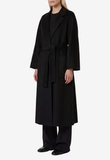 Max Mara Ludmilla Belted Cashmere Coat Black 2621016051600-10883-004