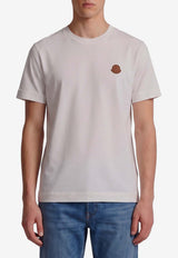 Moncler Leather Logo Patch T-shirt White L20918C00043-8390T-034