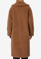 Max Mara Teddy Bear Icon Cashmere Coat Camel 2621016082600-10739-001