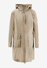 Moncler Laerte Zip-Up Parka Cream L10931C00014549P320J_White_70334651