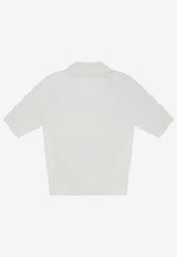 Givenchy Cropped Polo T-shirt White BW61L64ZUU105_IVORY_66335970