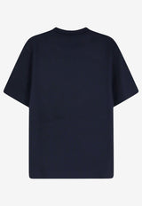Fendi FF Logo Crewneck T-shirt Blue FY0936AY0HF0PTH_BLU DARK_70328964