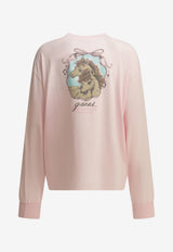 GANNI Future Long-Sleeved T-shirt Pink A1050223868_8600ce39-3b35-4a81-a39b-cc395320ee1a