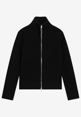 Maison Margiela Wool-Blend Zip Cardigan Black S51HP0035S17781/T_MARGI-900F