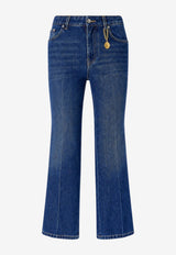 Stella McCartney Cropped Kick Jeans Blue 6D05083SQH73_4024
