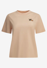 Burberry Embroidered EKD T-shirt Pink 8127957_002ddbf0-b453-40ea-a6a9-eeddd6d4d34c