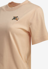 Burberry Embroidered EKD T-shirt Pink 8127957_002ddbf0-b453-40ea-a6a9-eeddd6d4d34c