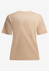 Burberry Embroidered EKD T-shirt Pink 8127957_002ddbf0-b453-40ea-a6a9-eeddd6d4d34c