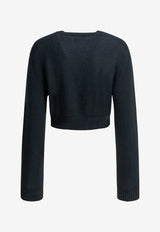 Khaite Masie Cropped Sweater Blue 18308534358_83437c45-ce42-48e3-8730-b77a0d5330e8