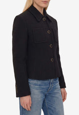 Chloé Wool Bouclé Jacket Black CH26AVE08060--001