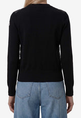 Moncler Padded Merino Zip Cardigan Black L20939B51000-A9018-999