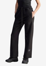 Adidas By Stella McCartney Straight-Leg Track Pants with Logo Black JJ0102_B