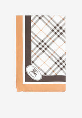 Check Silk Foulard