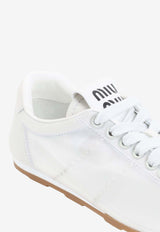 Low-Top Nylon Sneakers