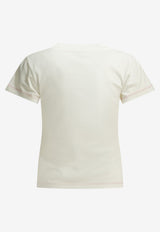 GANNI Qixi Printed T-shirt White A1050220135_87e76f12-3b94-4177-b4fe-3b48a52573a2