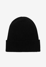 Moncler Logo Wool Beanie Black L20913B70500A9342_999