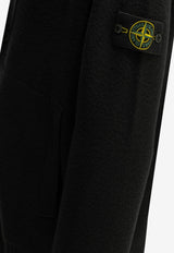 Stone Island Compass Patch Wool Cardigan Black L2S155100010S01C4V0029_5d354cb0-b415-459a-974a-5cbdf7437d19
