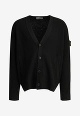 Stone Island Compass Patch Wool Cardigan Black L2S155100010S01C4V0029_5d354cb0-b415-459a-974a-5cbdf7437d19