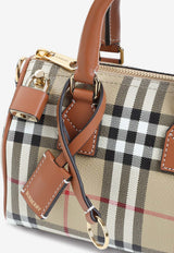 Mini Checked Bowling Bag