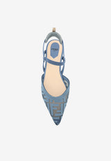 Fendi Colibrì Lite Slingback Mesh Flats Light Blue 8J8559AY0MF1XHP_DEEP MIRTO DEEPMIRTO_70026623