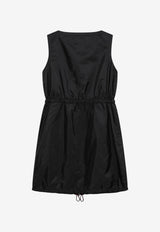 Prada Zip-Up Mini Dress Black 230757OOO1WQ9/T_PRADA-F0002