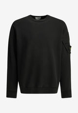Stone Island Logo Patch Crewneck Sweatshirt Black L2S156100015S0A20V0029_9970c683-1ba1-4e34-8281-fef163a33f46