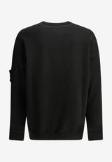 Stone Island Logo Patch Crewneck Sweatshirt Black L2S156100015S0A20V0029_9970c683-1ba1-4e34-8281-fef163a33f46