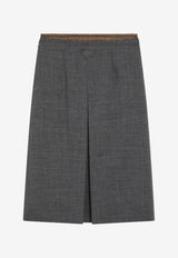 Prada Wool Tailored Skirt Gray P10A8OOO6011/T_PRADA-F0480