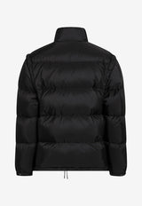 Prada Triangle Logo Convertible Down Jacket Black SGC863OOO1WQ9/T_PRADA-F0002